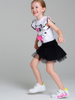 Юбка шорты трикотажные для девочек PlayToday Kids из качественного