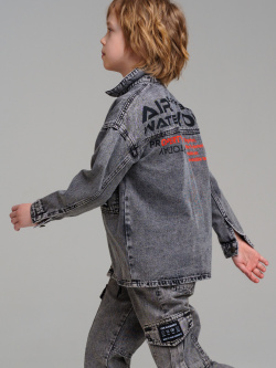 Куртка текстильная джинсовая для мальчиков PlayToday Tween