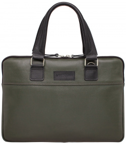 Деловая сумка для ноутбука Anson Green/Black Lakestone 
