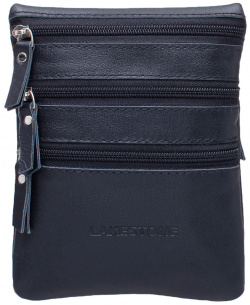 Небольшая мужская сумка через плечо Wesley Black Lakestone Компактная на