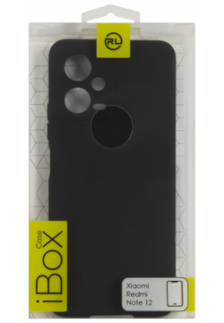 Чехол Red Line  iBox Case для Redmi Note 12(4G) с защитой камеры (черный)