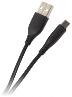 Дата кабель Usams  US SJ268 U18 Micro USB (1 м) круглый (черный)
