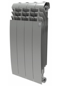 Биметаллический радиатор Royal Thermo  BiLiner 500 Silver Satin 4 секц
