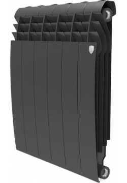 Биметаллический радиатор Royal Thermo  BiLiner 500 Noir Sable 6 секц Б