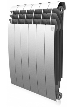 Биметаллический радиатор Royal Thermo  BiLiner 500 Silver Satin 6 секц Б
