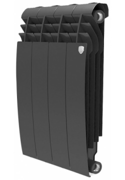 Биметаллический радиатор Royal Thermo  BiLiner 500 Noir Sable 4 секц