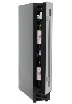 Встраиваемый винный шкаф до 12 бутылок Libhof  CX 9 Silver