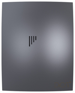 Вытяжка для ванной диаметр 100 мм DiCiTi  Breeze 4C dark gray metal