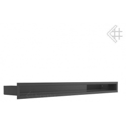 Вентиляционная решетка для камина Kratki  Люфт черная 6x80 LUFT/6/80/45S/C