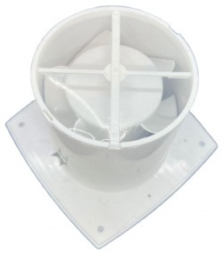 Вытяжка для ванной диаметр 100 мм MAK TRADE GROUP  A100 K (flap) (белый)