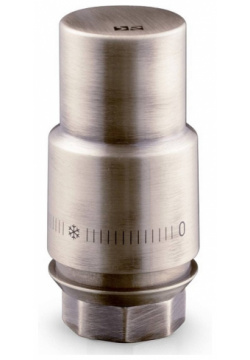 Термоголовка жидкостная Royal Thermo  DESIGN М30х1 5 матовый никель (корпус металл)
