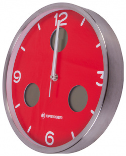 Проекционные часы Bresser  MyTime io NX Thermo/Hygro 30 см красные