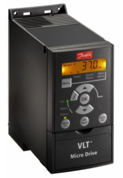 Частотный преобразователь Danfoss  VLT Micro Drive FC 51 0 75 кВт (200 240 1 фаза) 132F0003