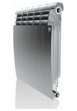 Биметаллический радиатор Royal Thermo  Biliner 500 VD 6 секц Silver Satin