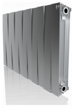 Биметаллический радиатор Royal Thermo  Pianoforte 500 VD 12 секц Silver Satin Б