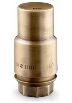 Термоголовка жидкостная Royal Thermo  DESIGN М30х1 5 бронза (корпус металл)