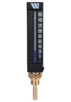 Термометр спиртовой прямой Watts  (штуцер 100 мм)
