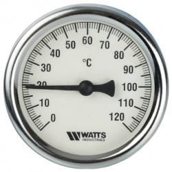 Термометр биметаллический с погружной гильзой Watts  F+R801 (T) 63/75