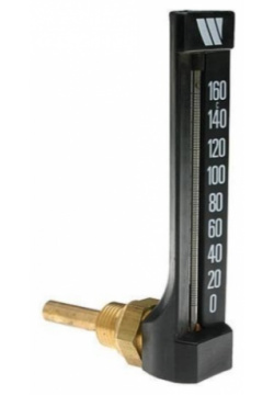 Термометр спиртовой угловой Watts  формы (штуцер 160 мм)