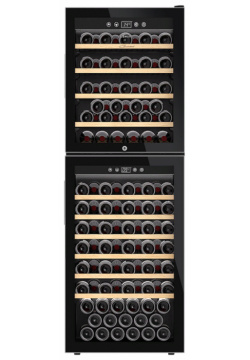 Отдельностоящий винный шкаф 101 200 бутылок Libhof  GQD 120 black