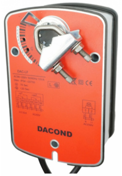 Электропривод Dacond  DAC LF24 02SM с возвратной пружиной