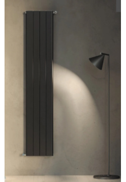 Алюминиевый радиатор STOUT  Sebino 2000 4 секции (цвет 2748 cod 07 черный)
