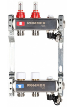 Для отопления Rommer  1"/3/4"x2 с расходомерами (RMS 1201 000002)
