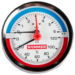 Термоманометр Rommer  RIM 0005 800615