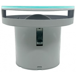 Вытяжка для ванной диаметр 100 мм VENTFAN  Solar100 (flap) белый GLASS