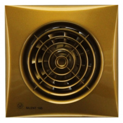 Тихий вытяжной вентилятор Soler & Palau  SILENT 100 CZ Gold