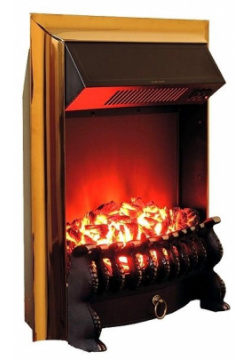 Вертикальный очаг электрокамина Royal Flame  Fobos FX Brass
