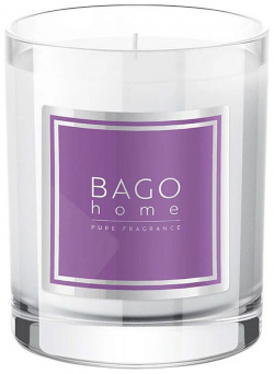Свеча ароматическая BAGO home Детокс  Пудровый BHD0302 Цветочно