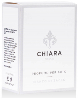 Ароматизатор для автомобиля Chiara Firenze Bianco Di Bacco Белый виноград AUTOBIA 