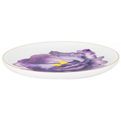 Тарелка десертная Anna Lafarg Emily Flowers  Iris в подарочной упаковке AL 504IR E11