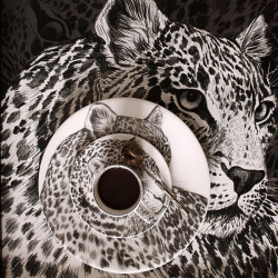 Пара кофейная Taitu Wild Spirit  Leopard 12 1 91 A