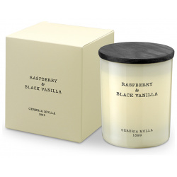 Свеча ароматическая Cereria Molla Boutique  Малина и черная ваниль 5533