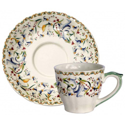 Набор чашек чайных с блюдцами Gien Toscana 14572PTU49 