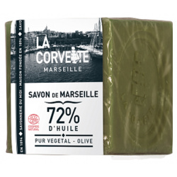 Марсельское мыло La Corvette Оливковое  200г 270201 Входящее в состав мыла масло
