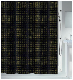 Штора для ванной комнаты Spirella Georges black&gold 1020601 из