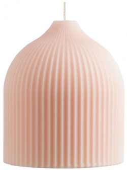 Свеча декоративная Tkano Edge 10 5см  цвет бежево розовый TK22 CND0010