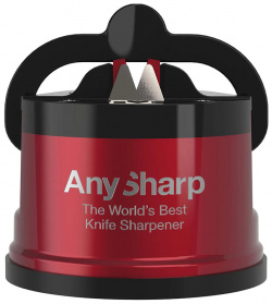 Точилка для ножей AnySharp PRO металлический корпус  цвет красный ASKSPRORED