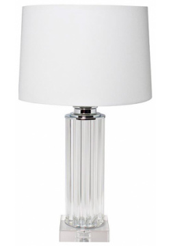 Лампа настольная Гарда Декор  белый плафон Garda Decor 22 87529
