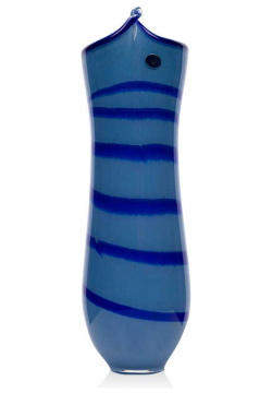 Ваза декоративная Неман Морская сюита 24см  цвет синий 29068