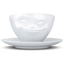 Чашка кофейная с блюдцем Tassen Мимика Grinning 200мл T01 41 01