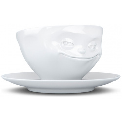 Чашка кофейная с блюдцем Tassen Мимика Grinning 200мл T01 41 01