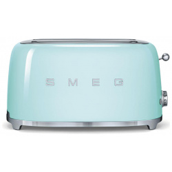 Тостер на 4 ломтика Smeg 50’s Style  пастельный зеленый TSF02PGEU