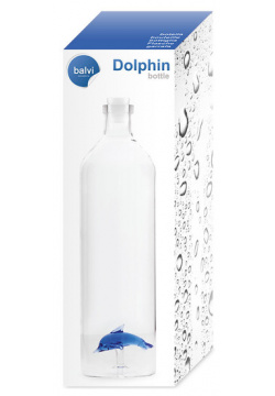 Бутылка для воды Balvi Dolphin 1 2л 26545