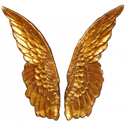 Панно Mart Gallery Крылья  цвет золотой 16775G ангела станут изюминкой в