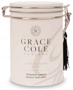 Свеча ароматическая Grace Cole White Nectarine & Pear WNP2421001 Эта уникальная