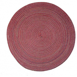 Салфетка под посуду круглая Peyer Pisa 38см  цвет фиолетовый 10243 92 50